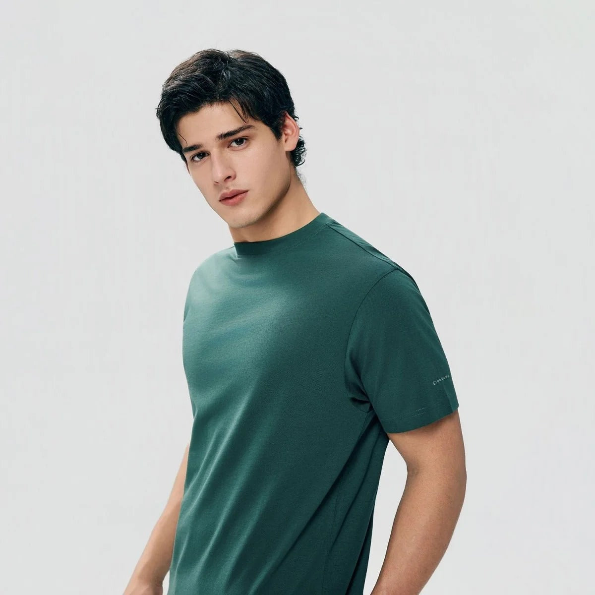 Men's Slim Fit Cotton Crew Neck Tee