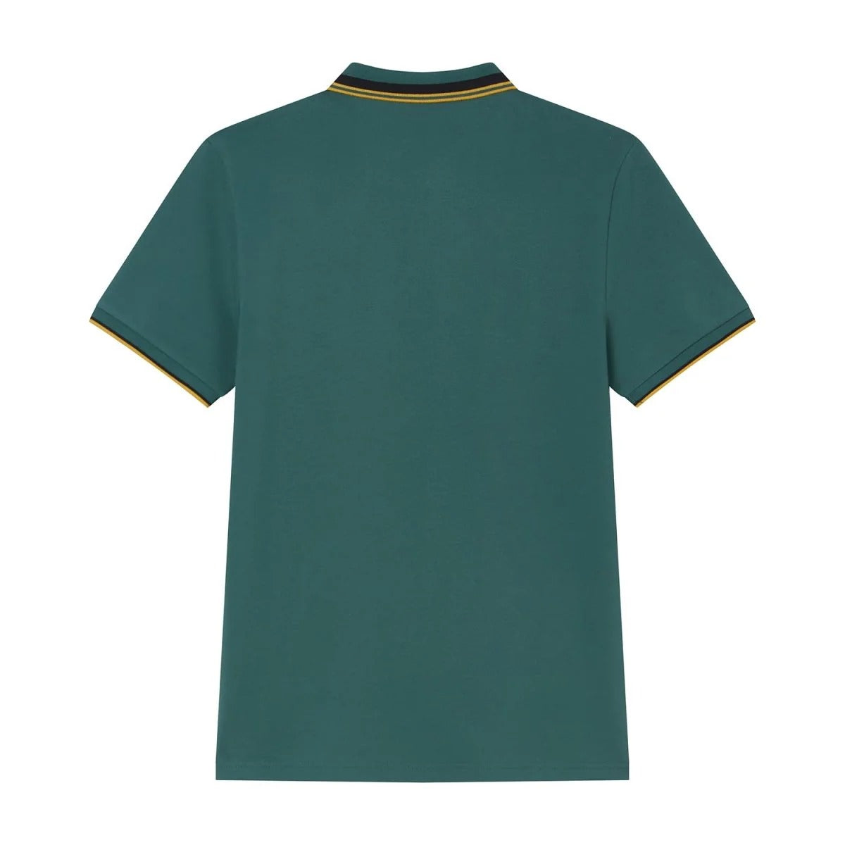 Men's Slim Pique Polo With Contrast Collar & Signature Embroidery