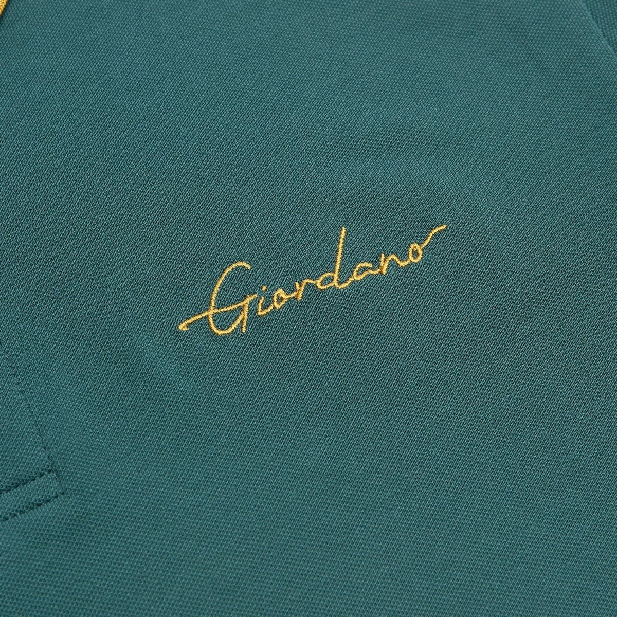 Men's Slim Pique Polo With Contrast Collar & Signature Embroidery