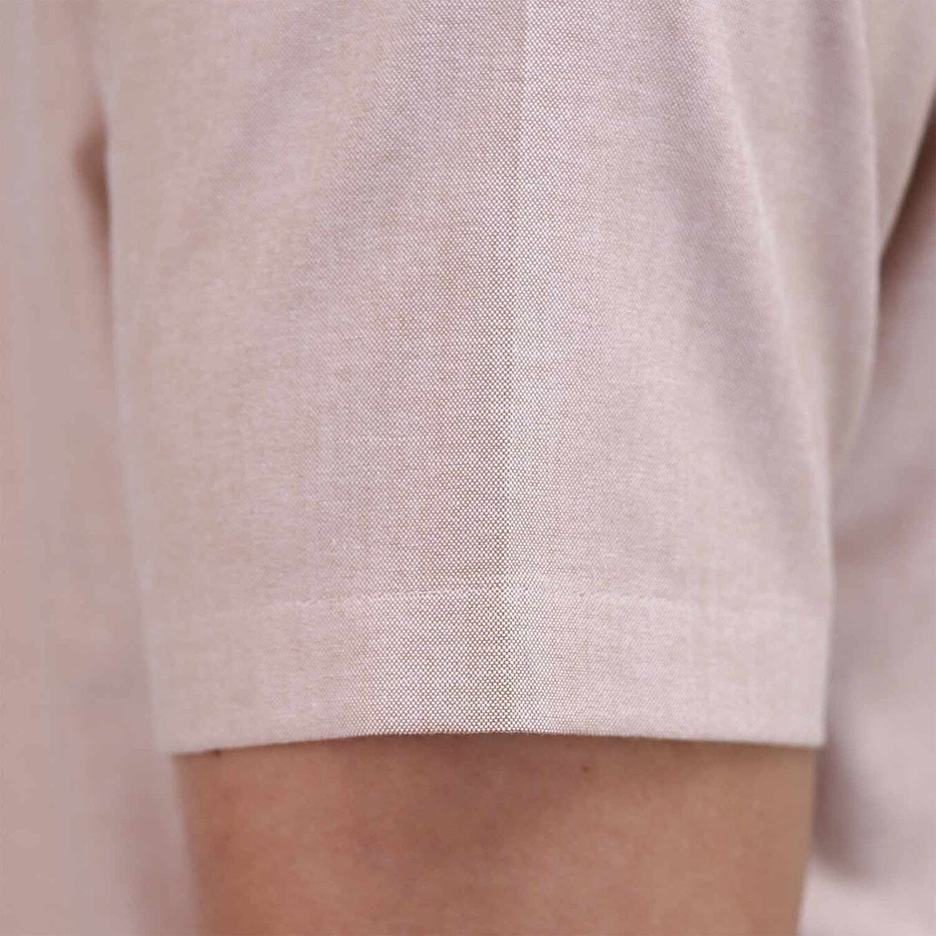 قميص بأكمام قصيرة مقاوم للتجاعيد (ممتاز)