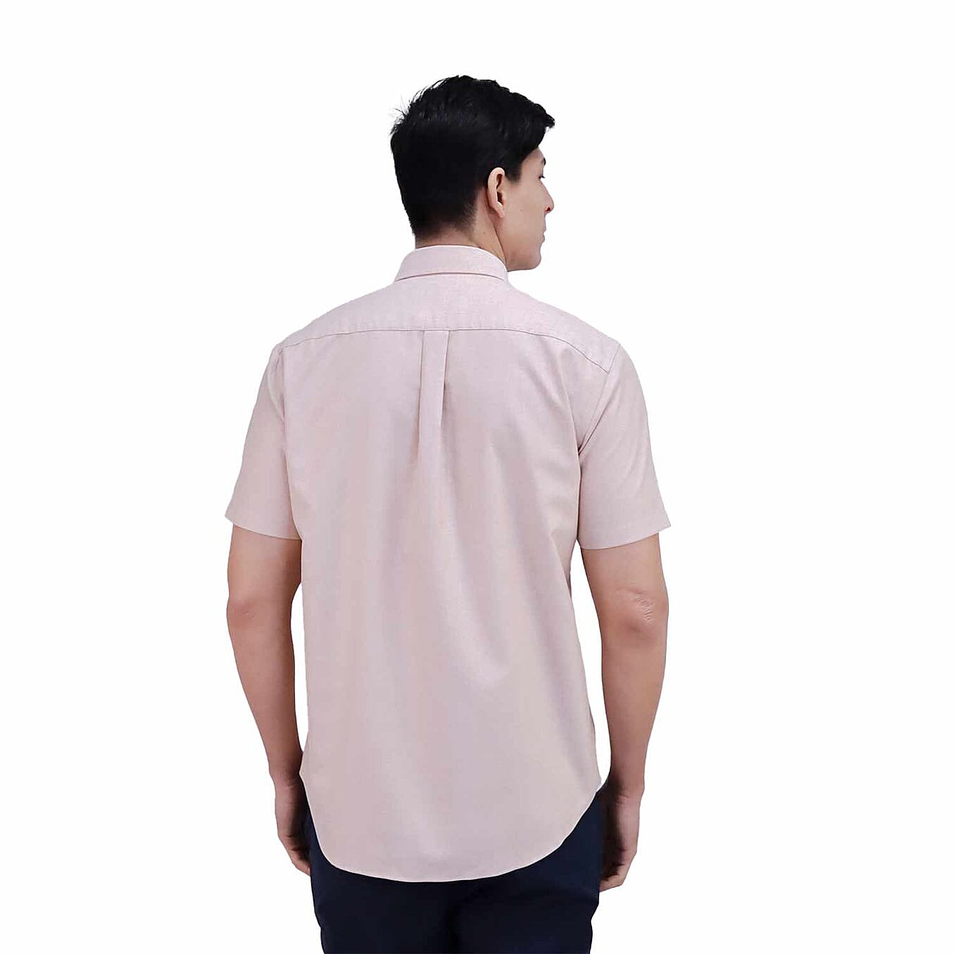 قميص بأكمام قصيرة مقاوم للتجاعيد (ممتاز)