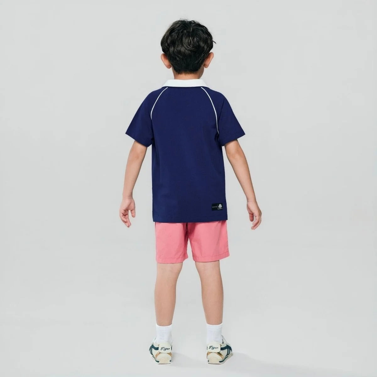 Kids Slim Cotton Lycra Mario Limited Polo