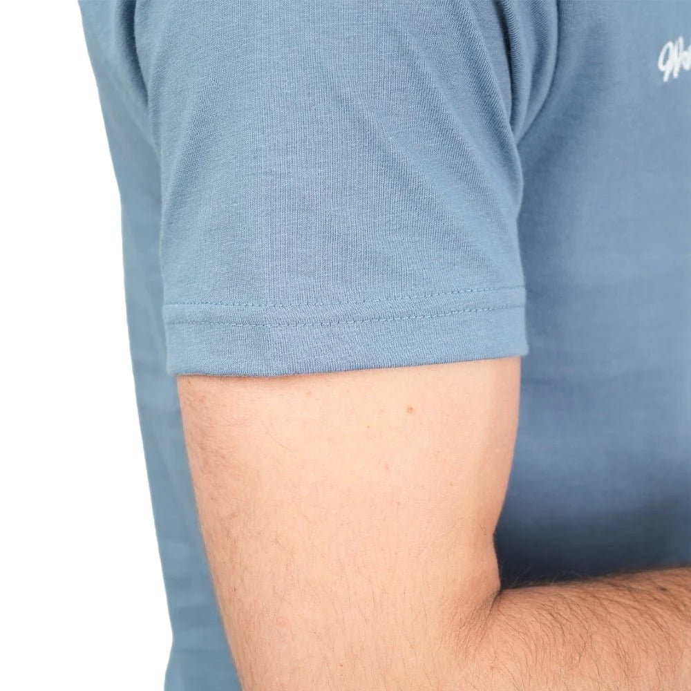 Men’s Slim Cotton Crew Neck WWS Print Tee