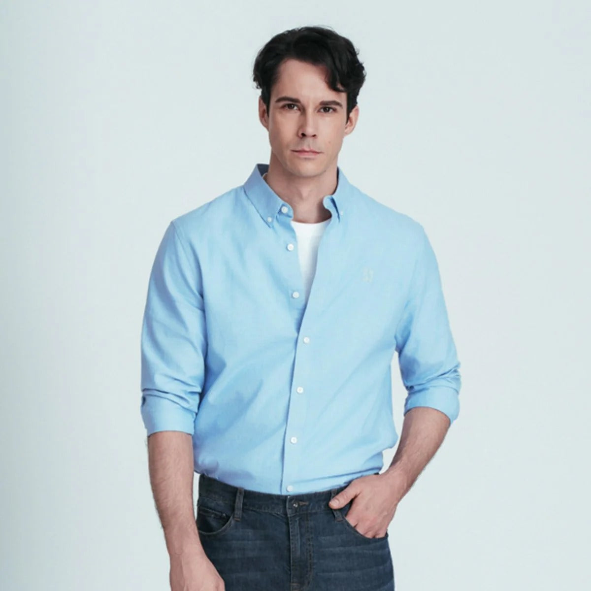 Men's Cotton Slim Oxford Shirt