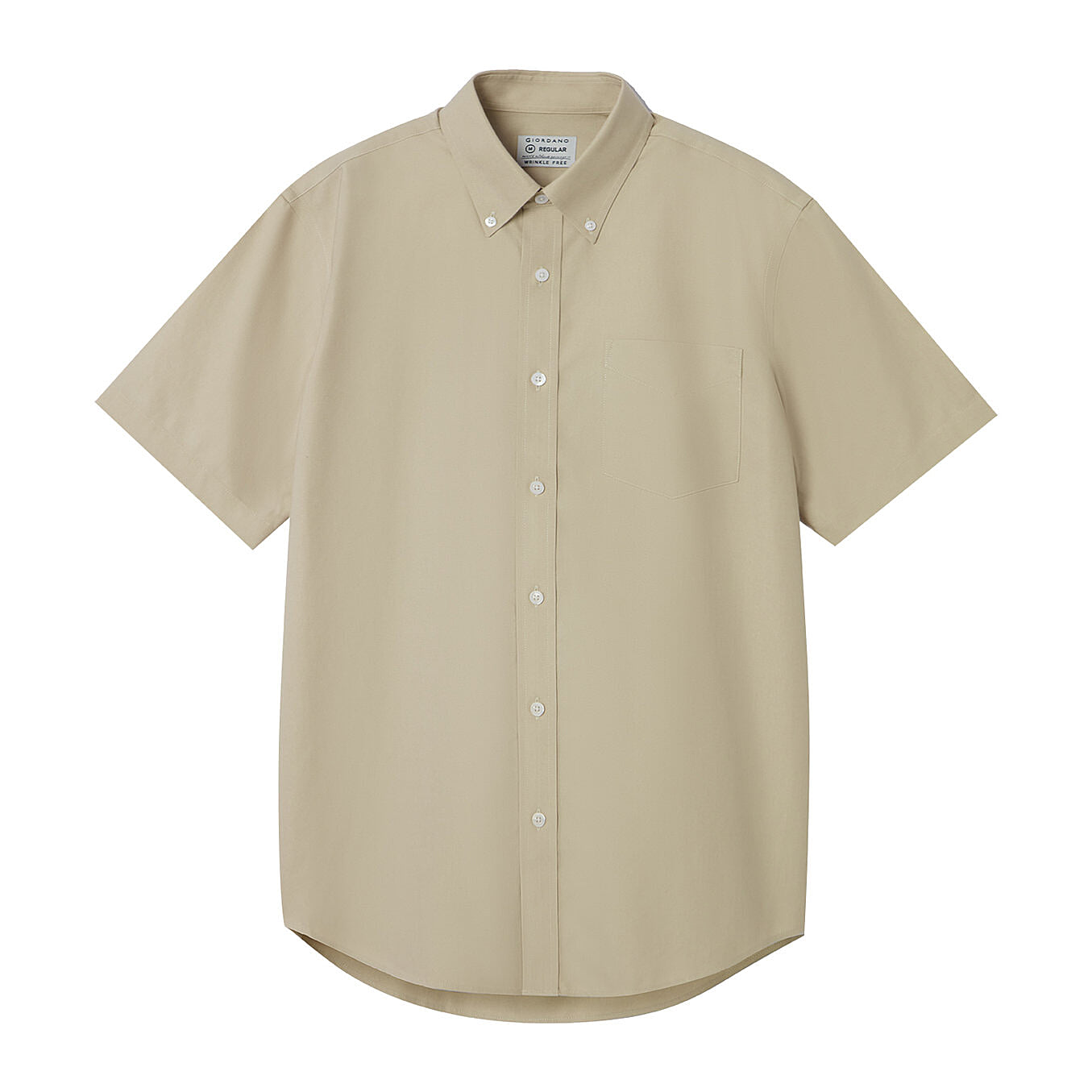 قميص بأكمام قصيرة مقاوم للتجاعيد (ممتاز)