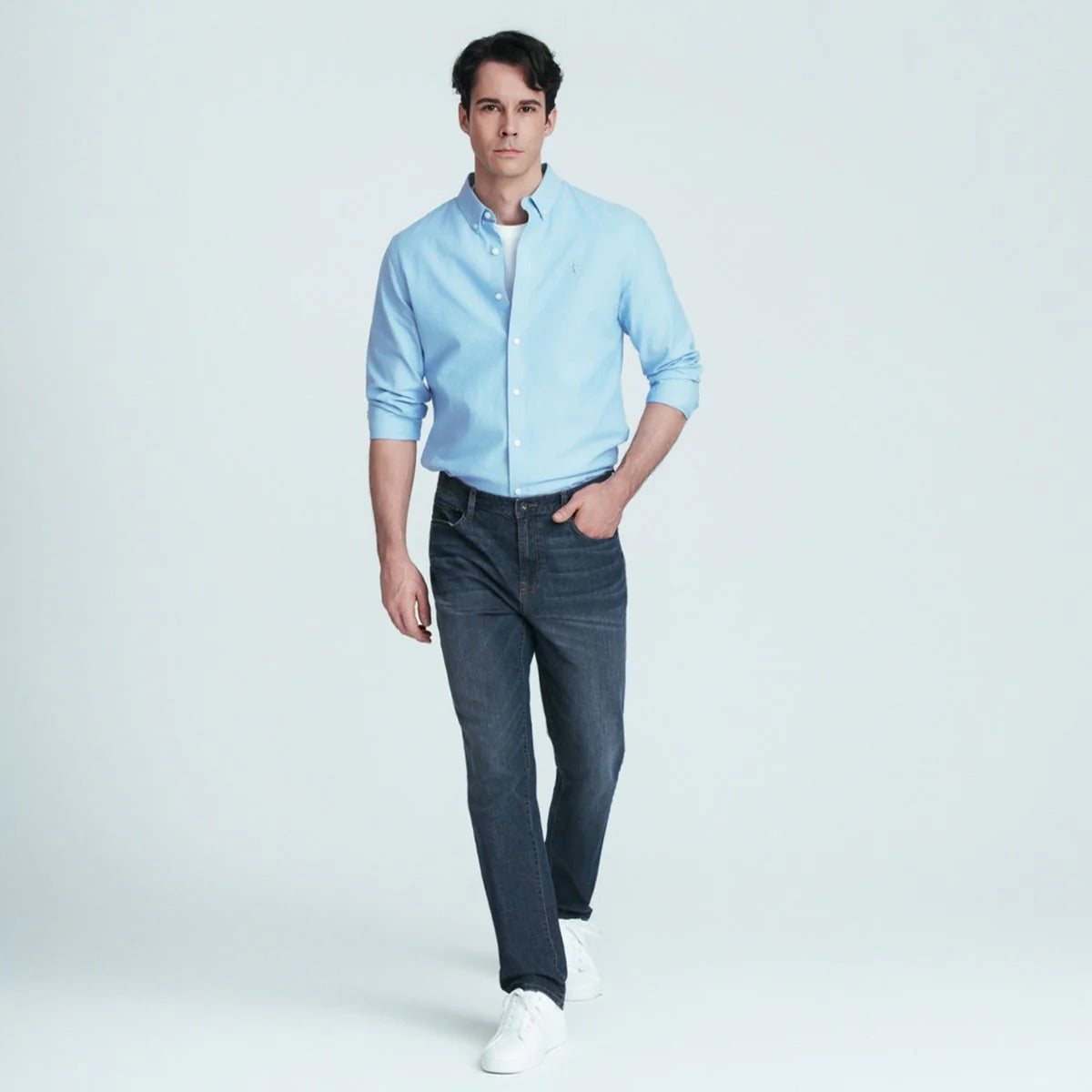 Men's Cotton Slim Oxford Shirt