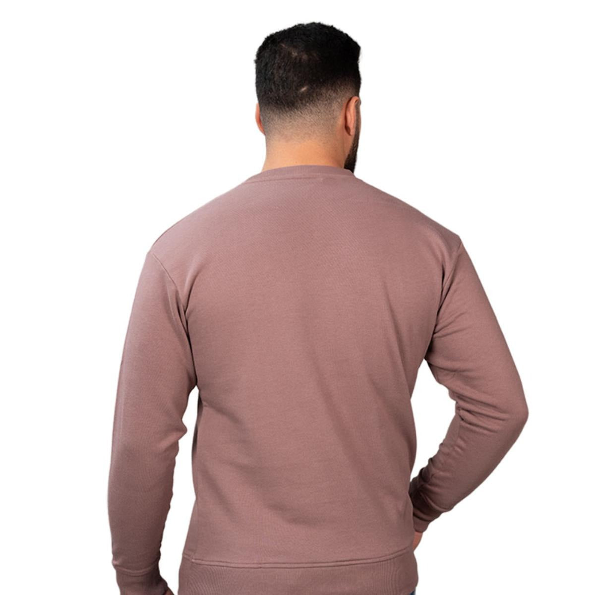 Men’S French Terry Crew Neck Relaxed Fit Sweatshirt