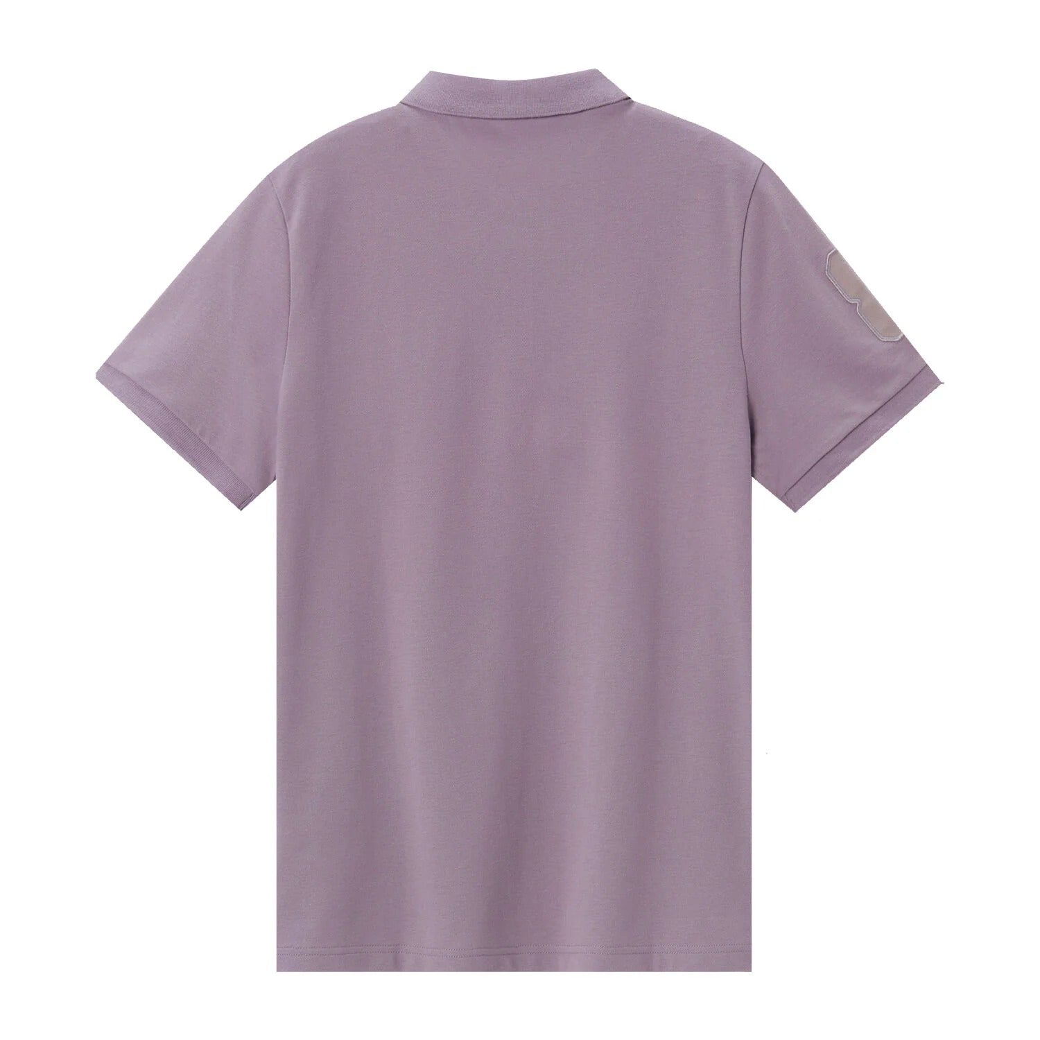 Cotton/Lycra Pique Flat Knitted Collar Short Sleeve Slim Embroidery Lion Polo