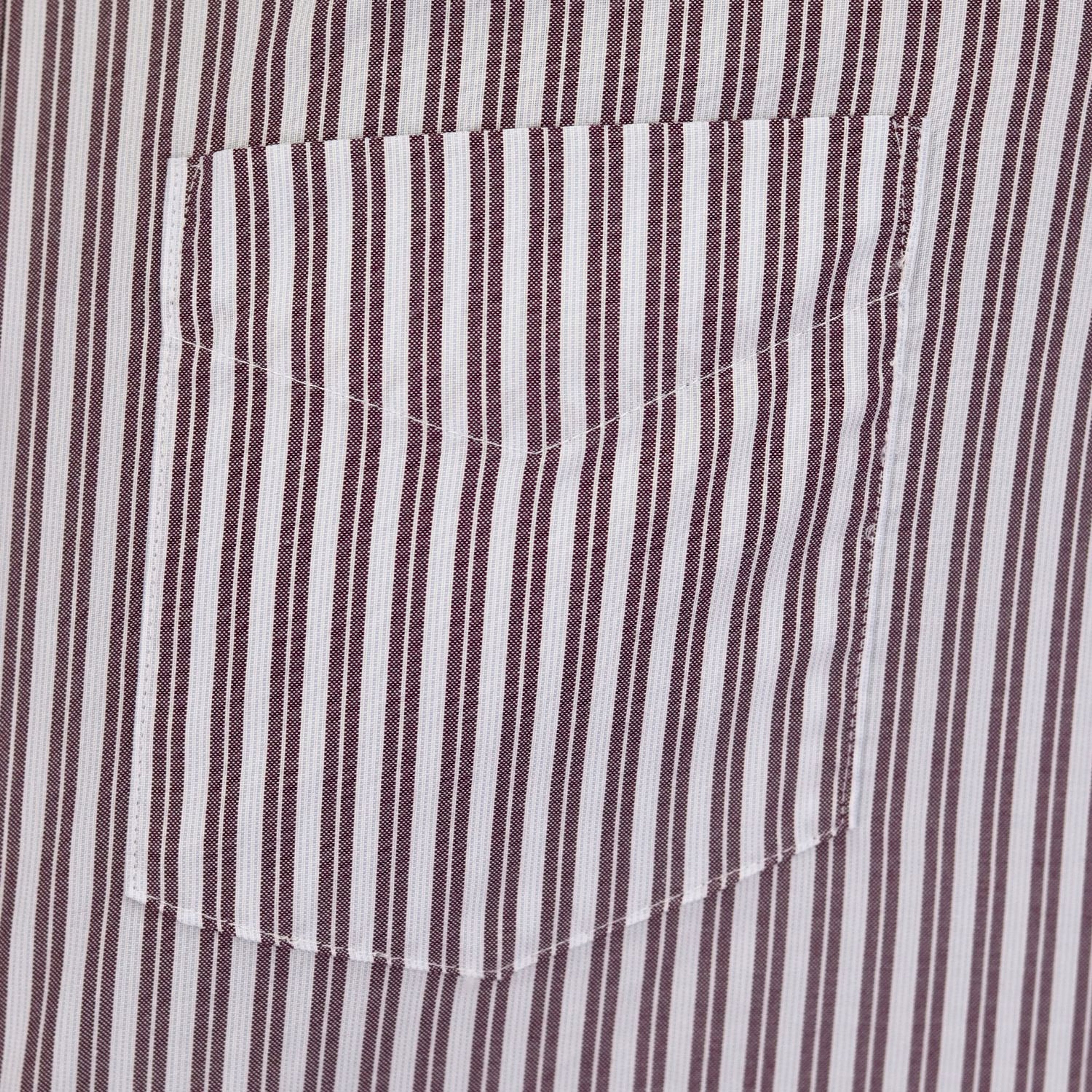 Cotton Wrinkle Free Long Sleeve Regular Button Front Garment Wash Shirt