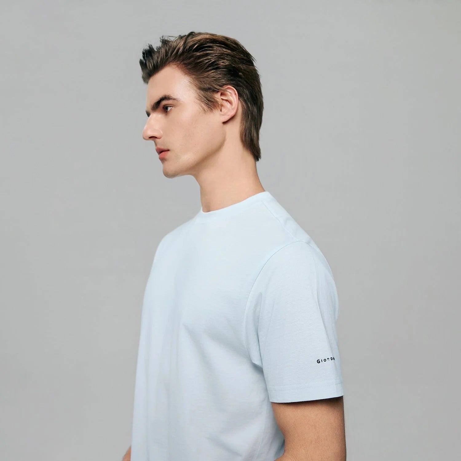 Men's Slim Fit Cotton Crew Neck Tee