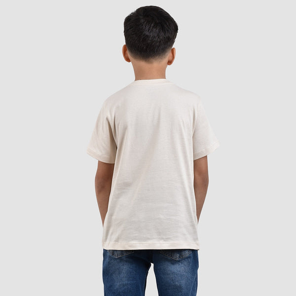 (Junior) Cotton Jersey Crewneck Short Sleeve Regular Print Tee