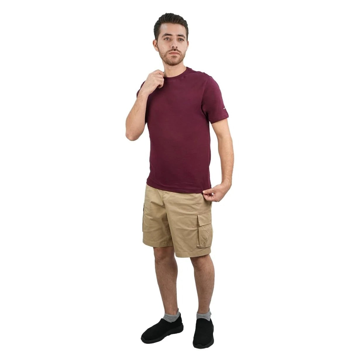 Cotton Jersey Crewneck Short Sleeve Slim Tee