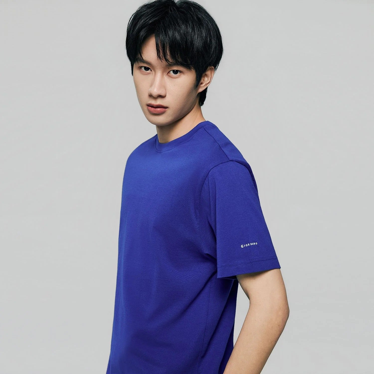 Men's Slim Fit Cotton Crew Neck Tee