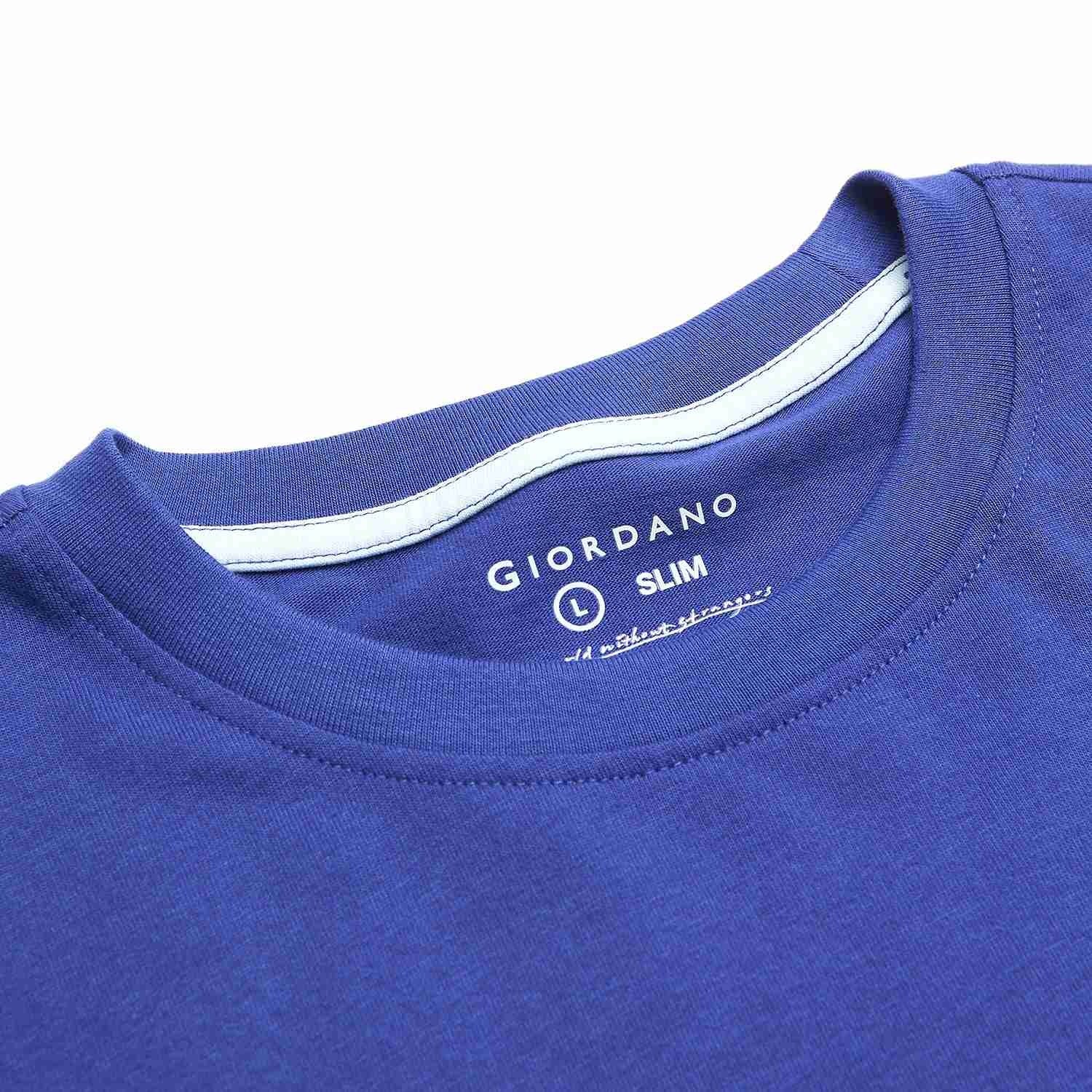 Men's Slim Fit Cotton Crew Neck Tee