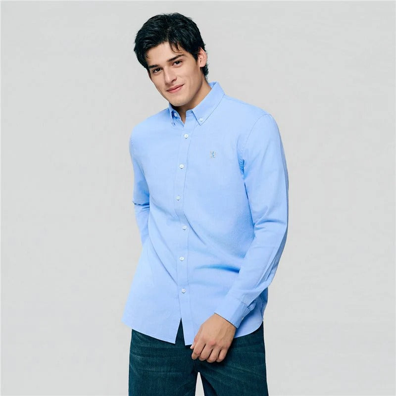 Men's Cotton Slim Oxford Shirt