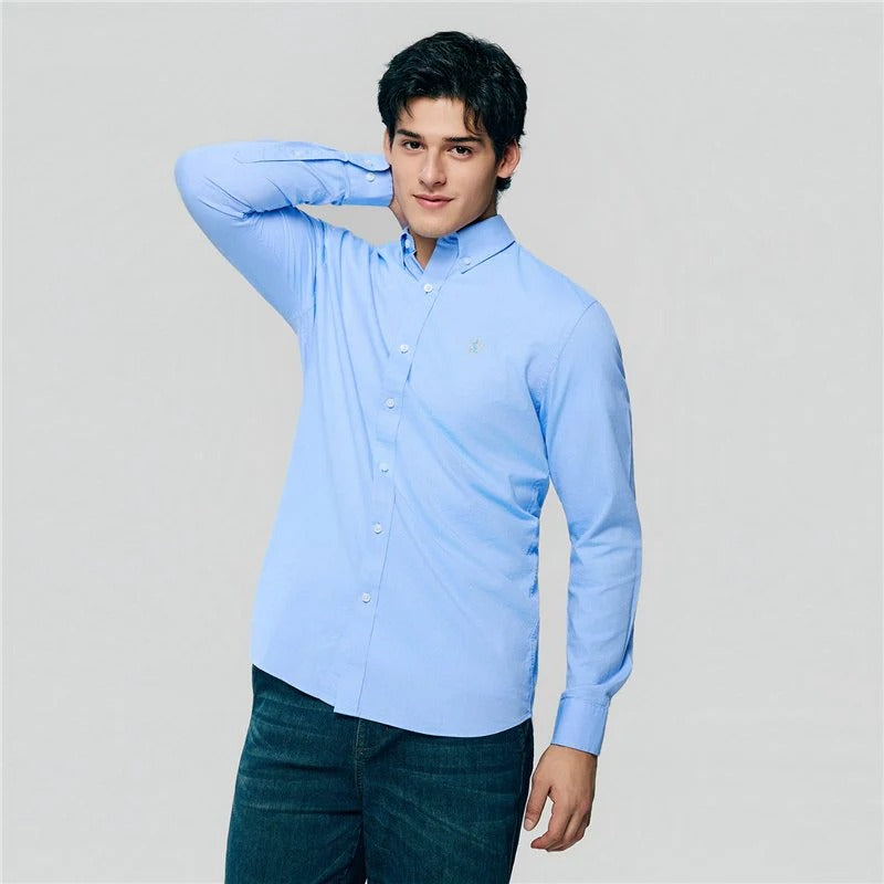Men's Cotton Slim Oxford Shirt
