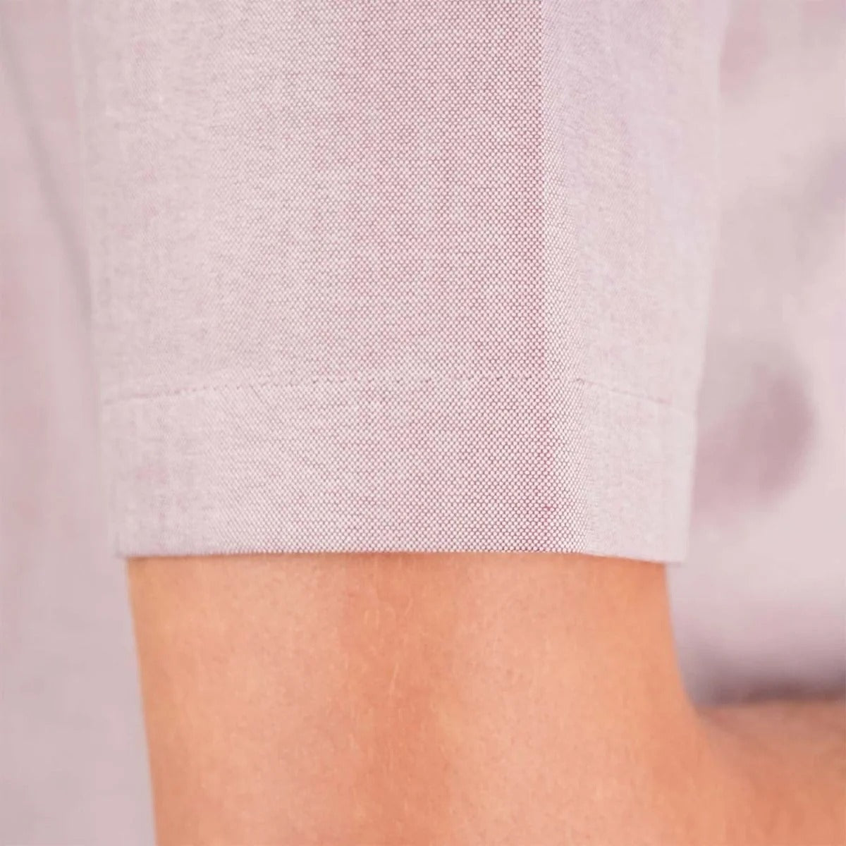 قطن أكسفورد فلانيل بأكمام قصيرة، عادي، مقاوم للتجاعيد (ممتاز)