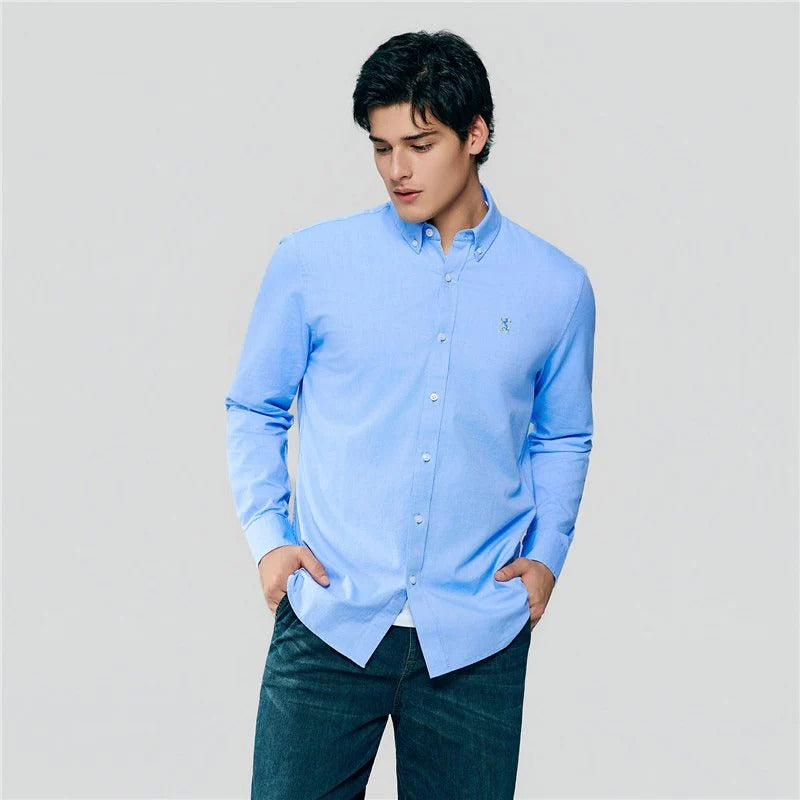 Men's Cotton Slim Oxford Shirt