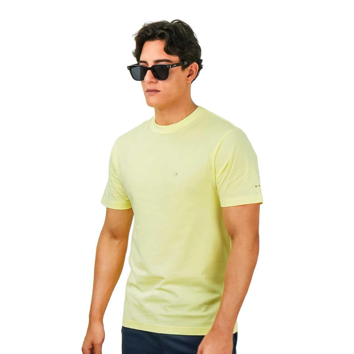 Cotton Jersey Crewneck Short Sleeve Slim Tee