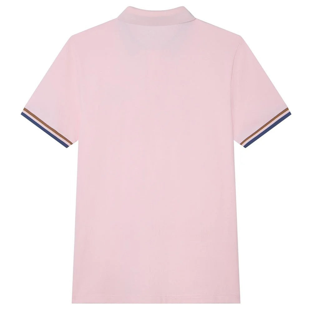 Men’s Slim Fit Embroidery Solid Polo