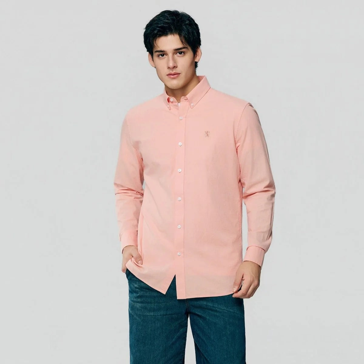 Men's Cotton Slim Oxford Shirt