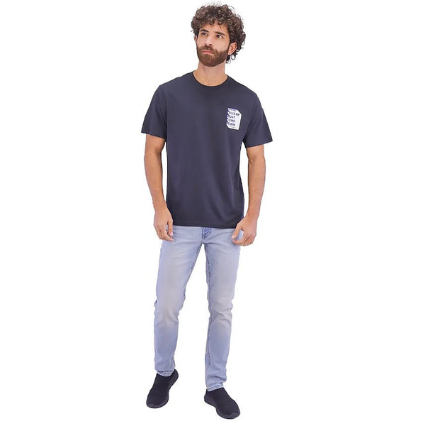 Cotton Jersey Crewneck Short Sleeve Slim Print Tees