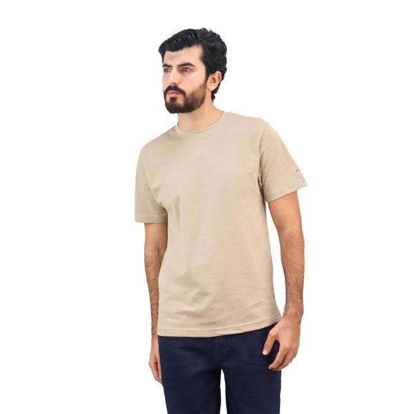 Cotton Jersey Crewneck Short Sleeve Slim Tees