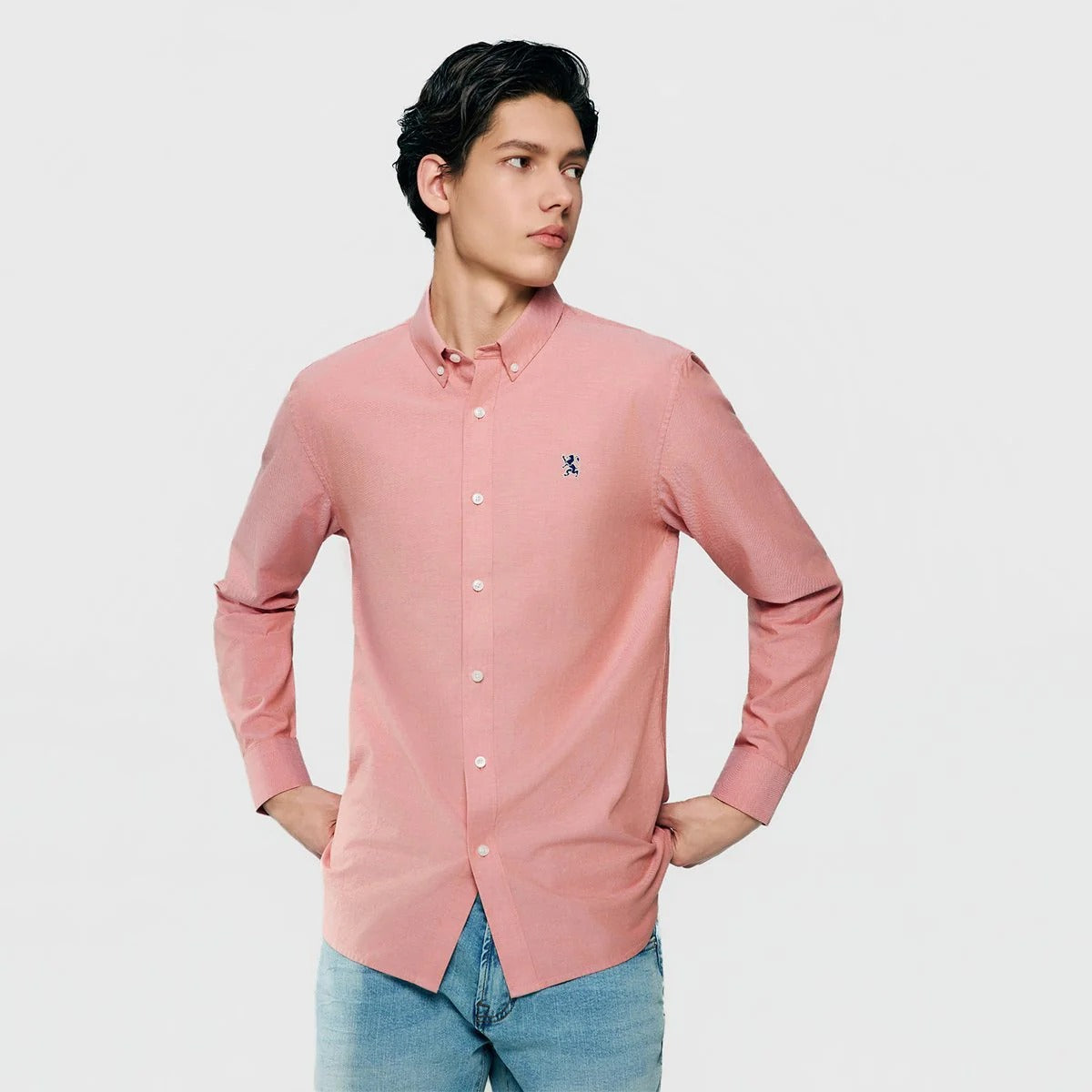 Men's Cotton Slim Oxford Shirt