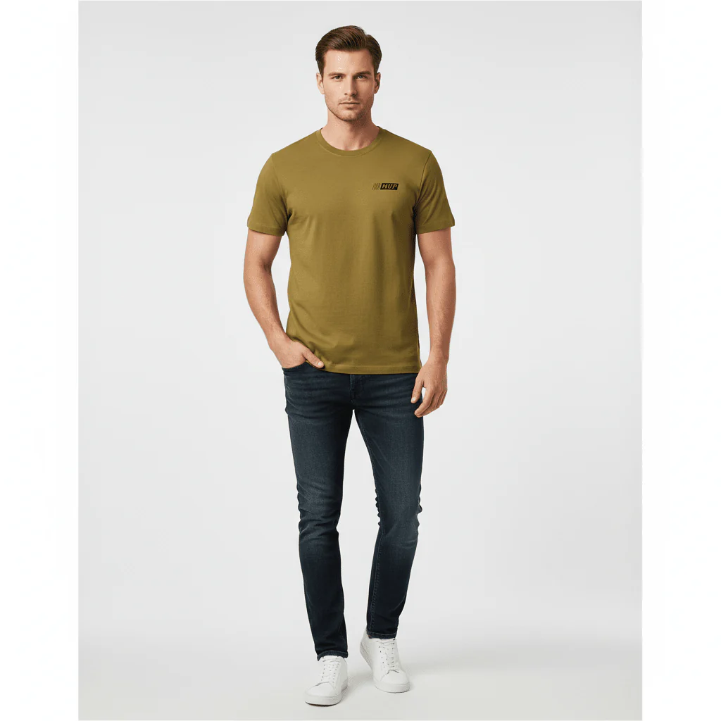 Cotton Jersey Crewneck Short Sleeve Print Tee