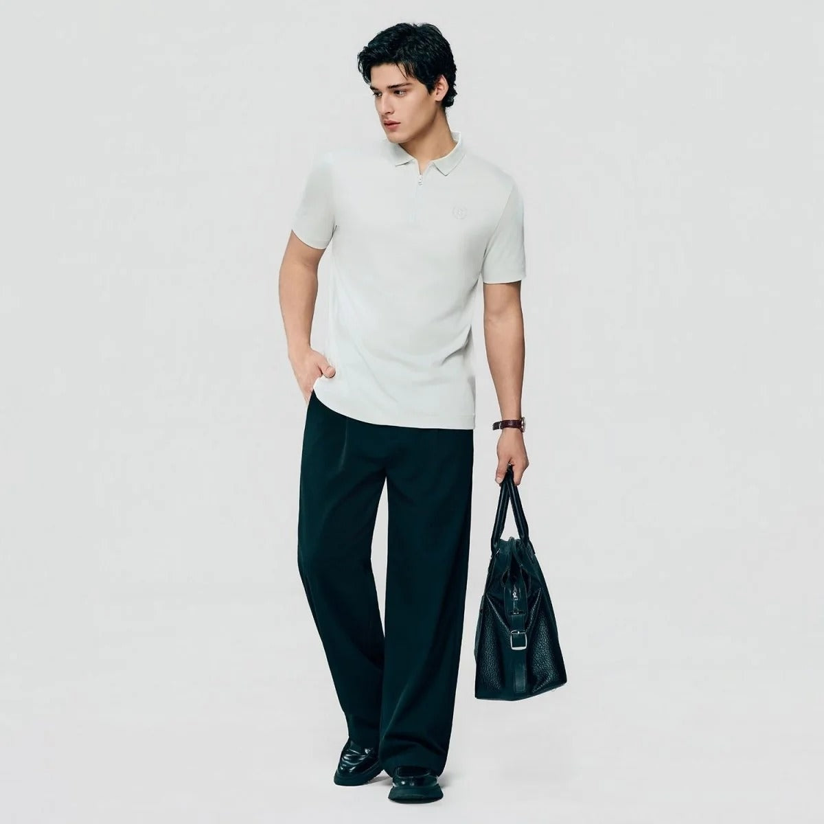 Men Regular Interlock Liquid Touch Polo (Feel the Difference)