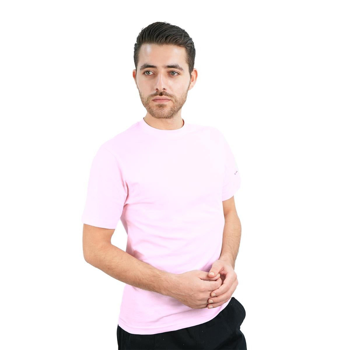 Cotton Jersey Crewneck Short Sleeve Slim Tee