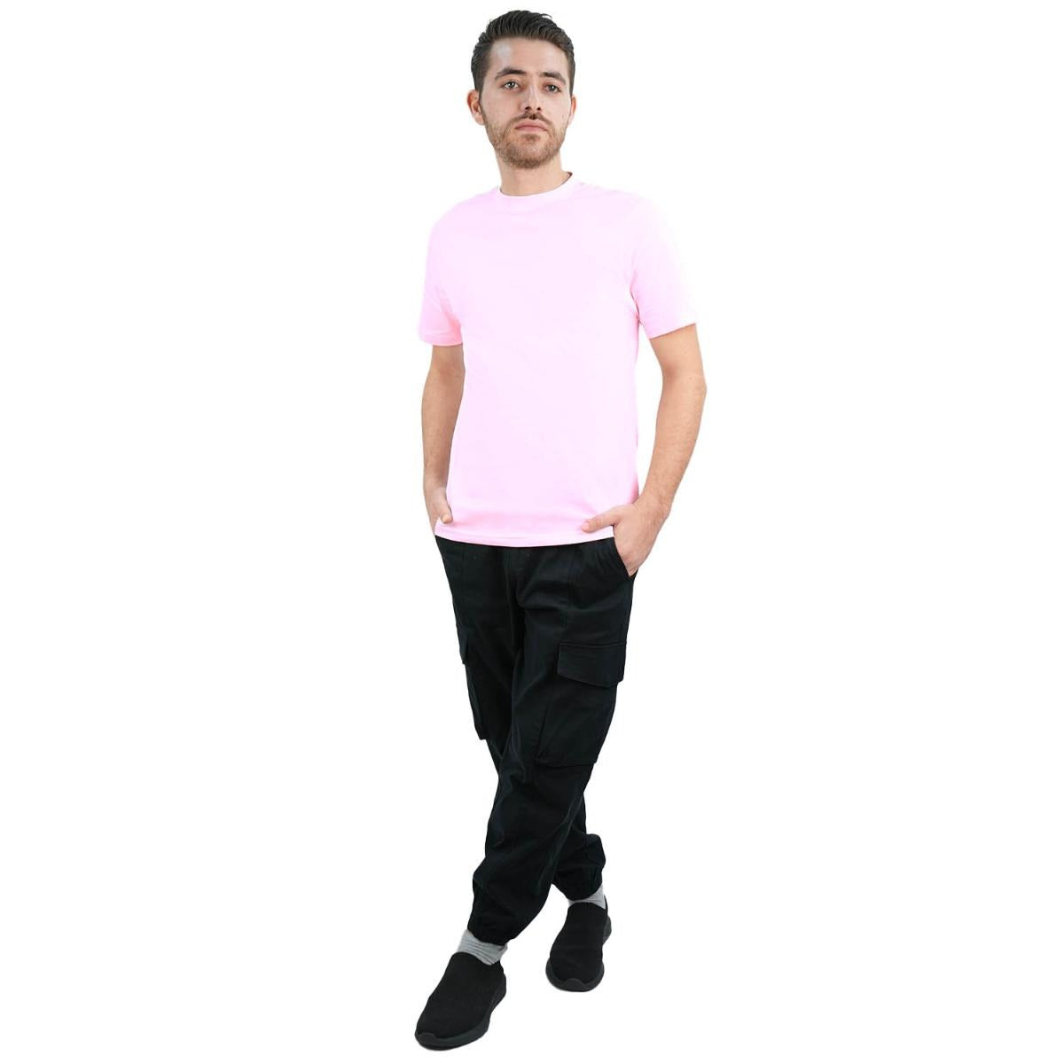 Cotton Jersey Crewneck Short Sleeve Slim Tee