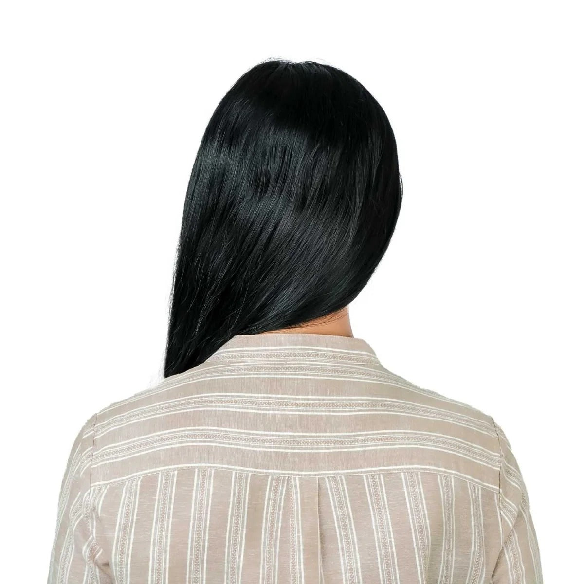 Women's Linen Cotton Dobby Shirt - Stand Collar, Garment Wash Comfort Fit