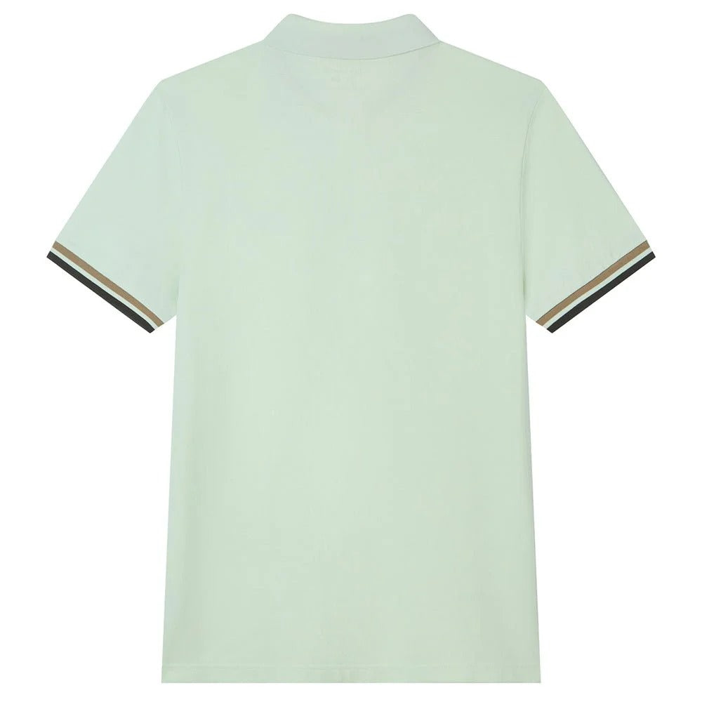 Men’s Slim Fit Embroidery Solid Polo