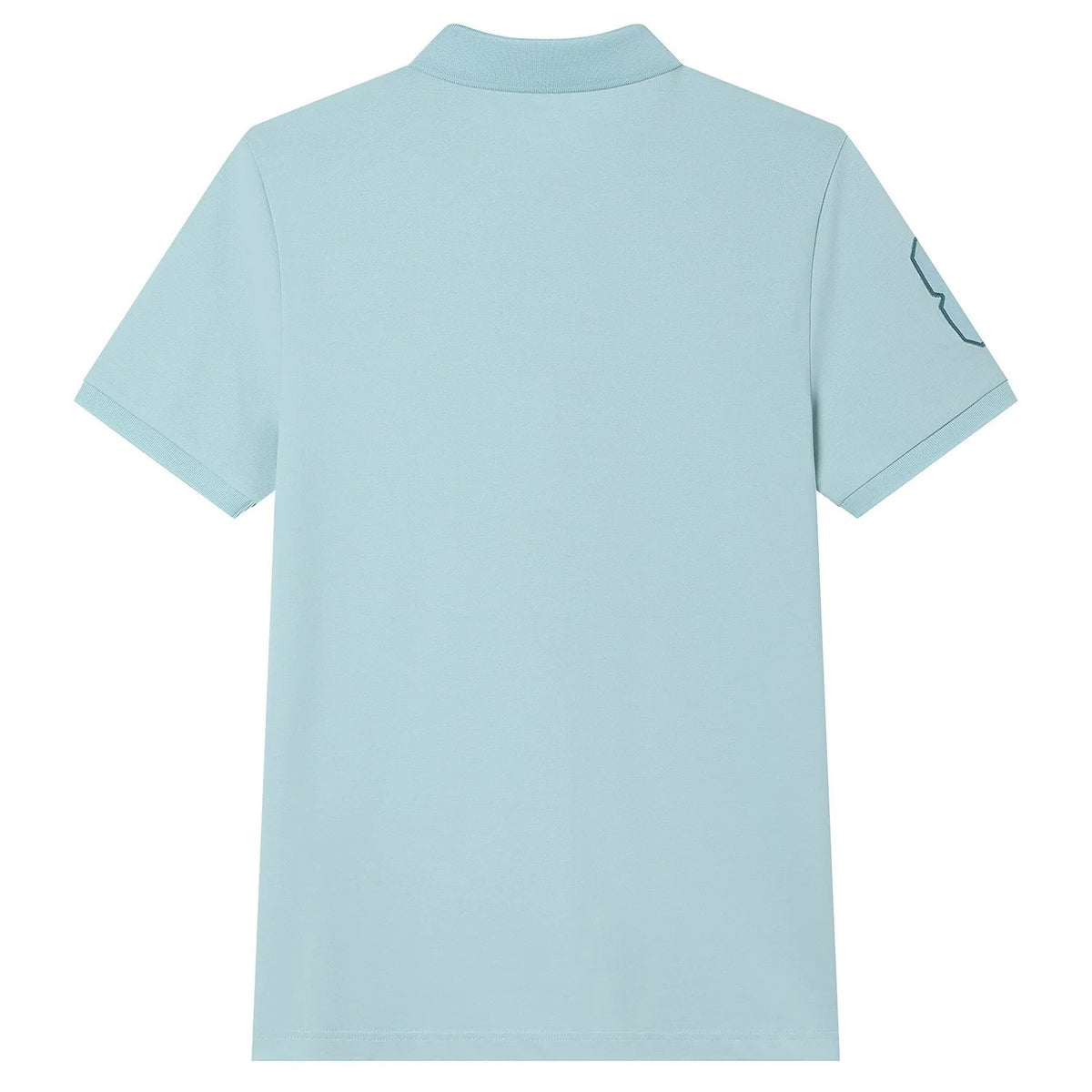 Men's Slim Fit Napoleon Embroidery Lycra Pique Polo