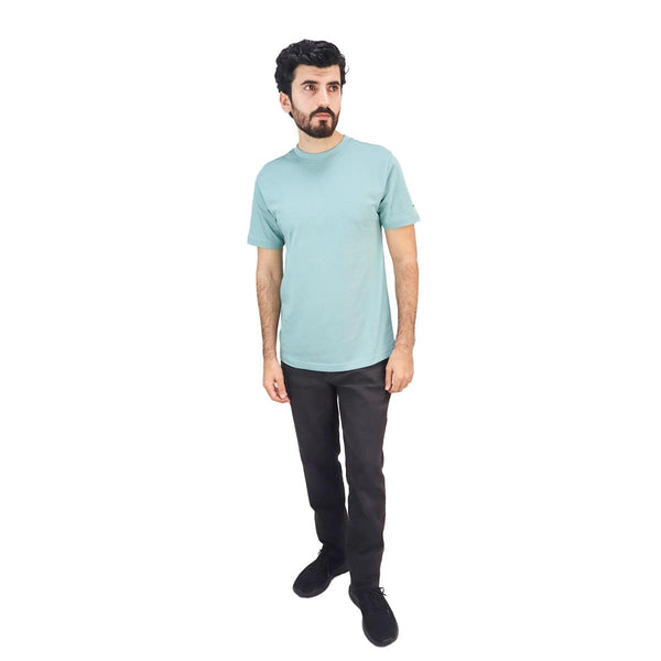 Cotton Jersey Crewneck Short Sleeve Slim Tees