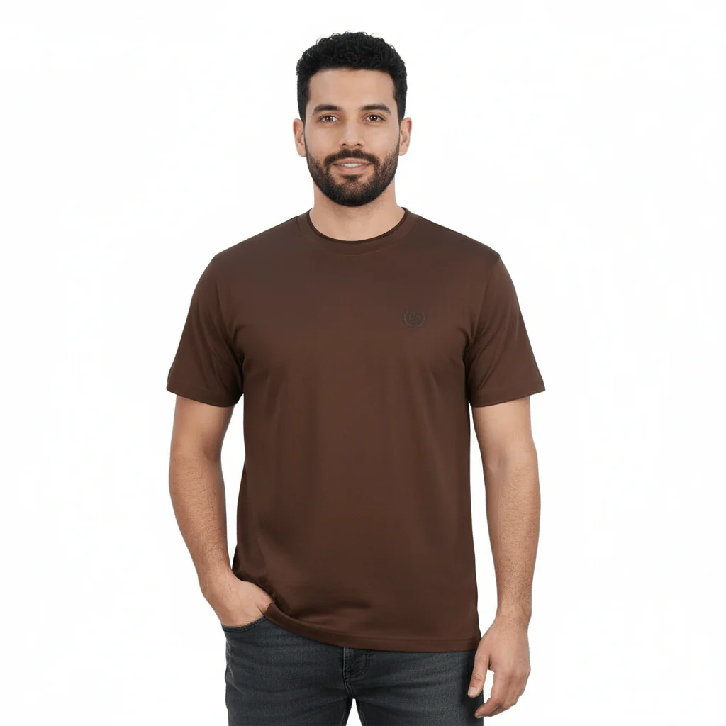 Cotton Interlock Liquid Touch Slim Fit Tee