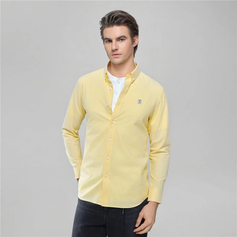 Men's Cotton Slim Oxford Shirt