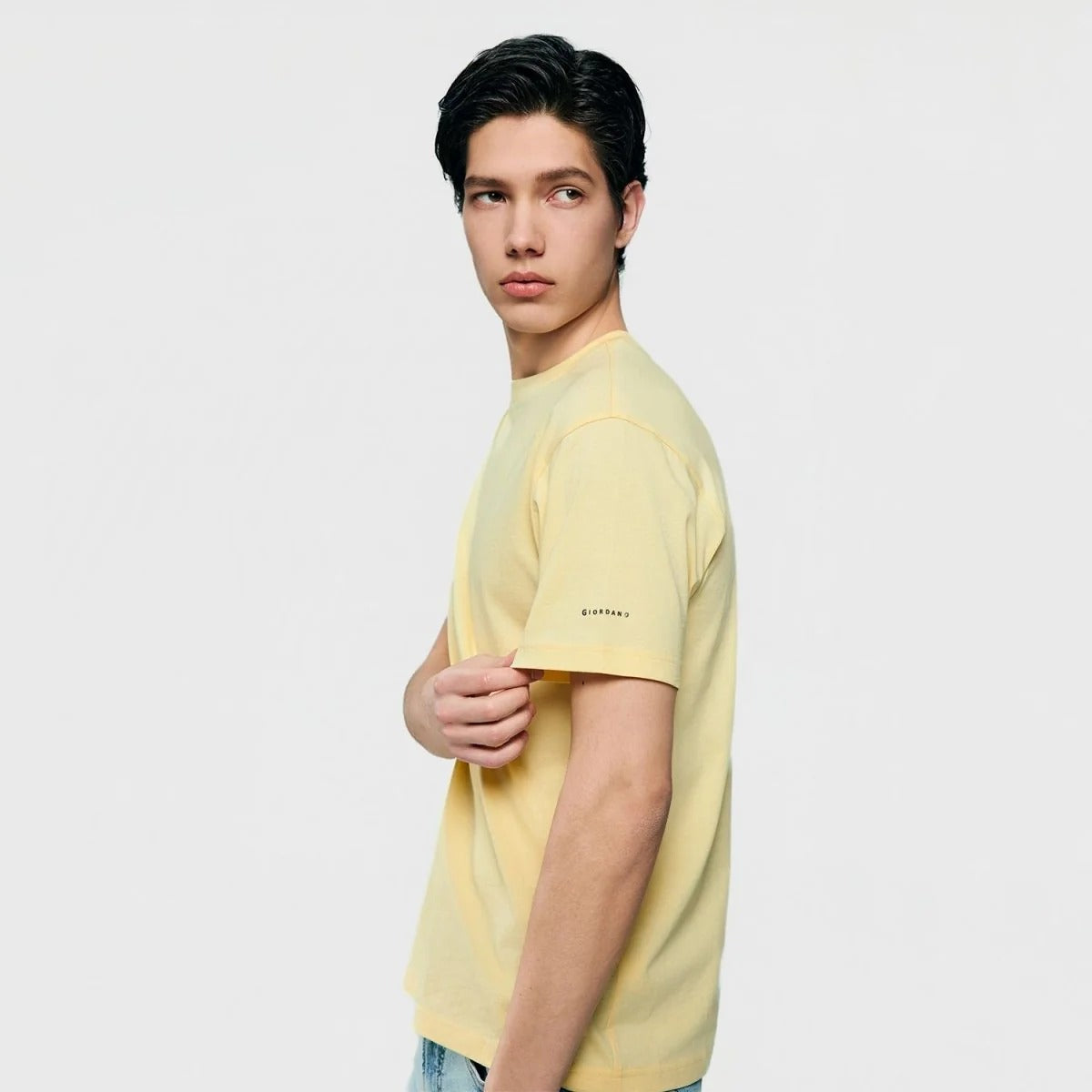 Men's Slim Fit Cotton Crew Neck Tee