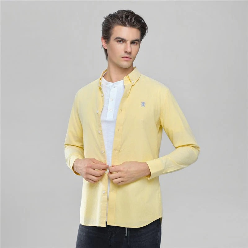 Men's Cotton Slim Oxford Shirt