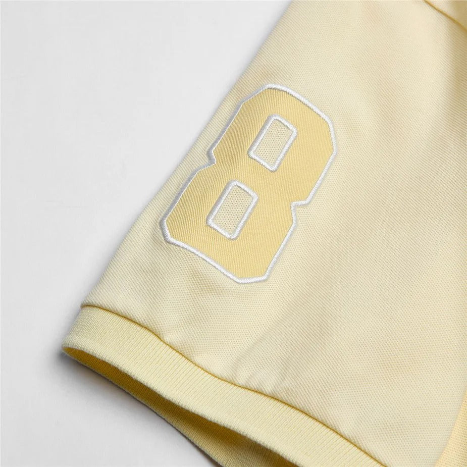 Men's Slim Cotton Lycra Napoleon Polo