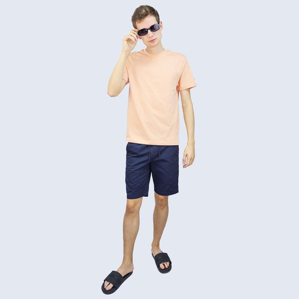 Cotton Jersey Crewneck Short Sleeve Slim Tees