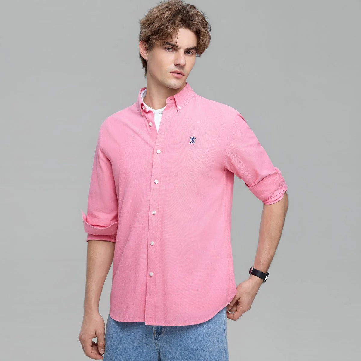 Men's Cotton Slim Oxford Shirt