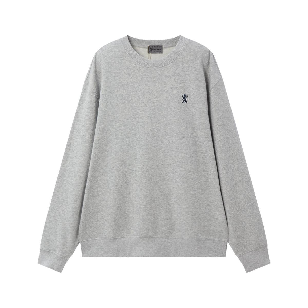 Men’S French Terry Crew Neck Relaxed Fit Sweatshirt