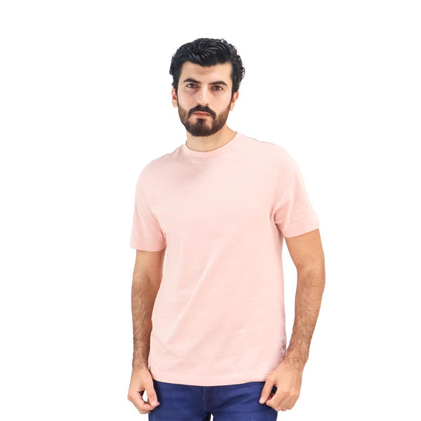 Cotton Jersey Crewneck Short Sleeve Slim Tees