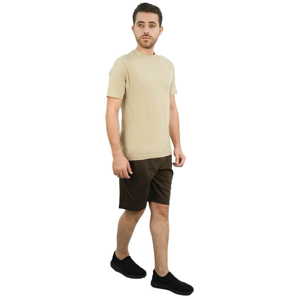 Cotton Jersey Crewneck Short Sleeve Slim Tee