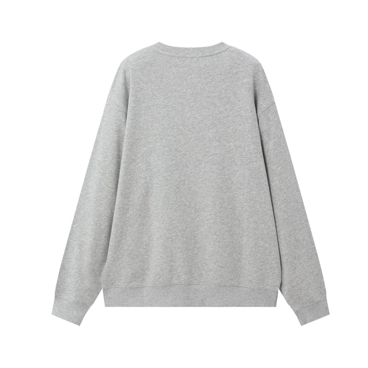 Men’S French Terry Crew Neck Relaxed Fit Sweatshirt