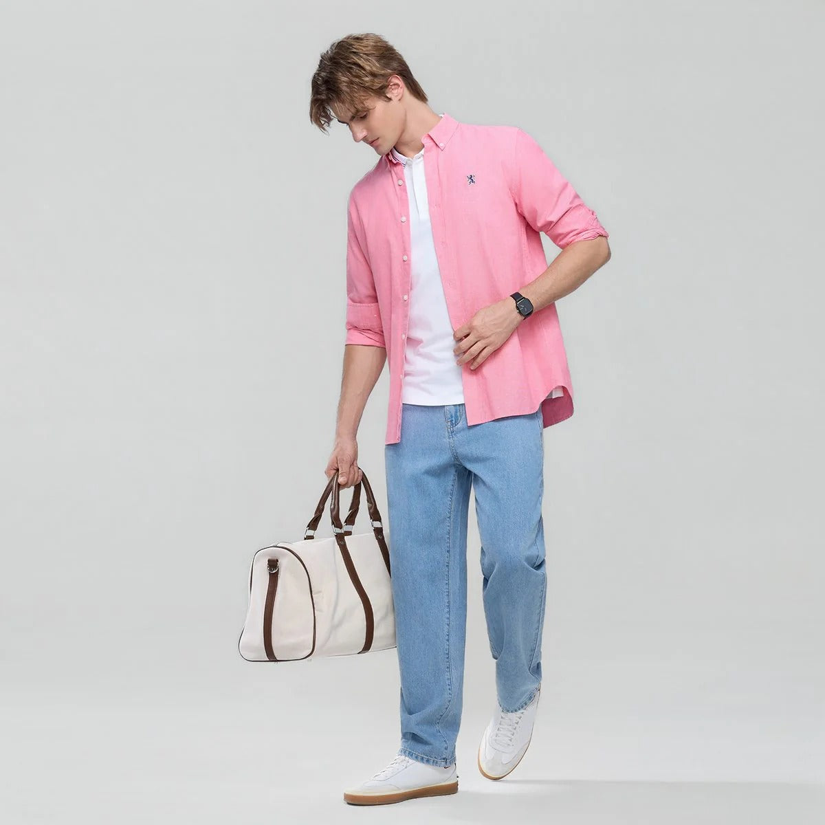 Men's Cotton Slim Oxford Shirt