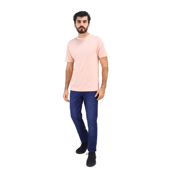 Cotton Jersey Crewneck Short Sleeve Slim Tees