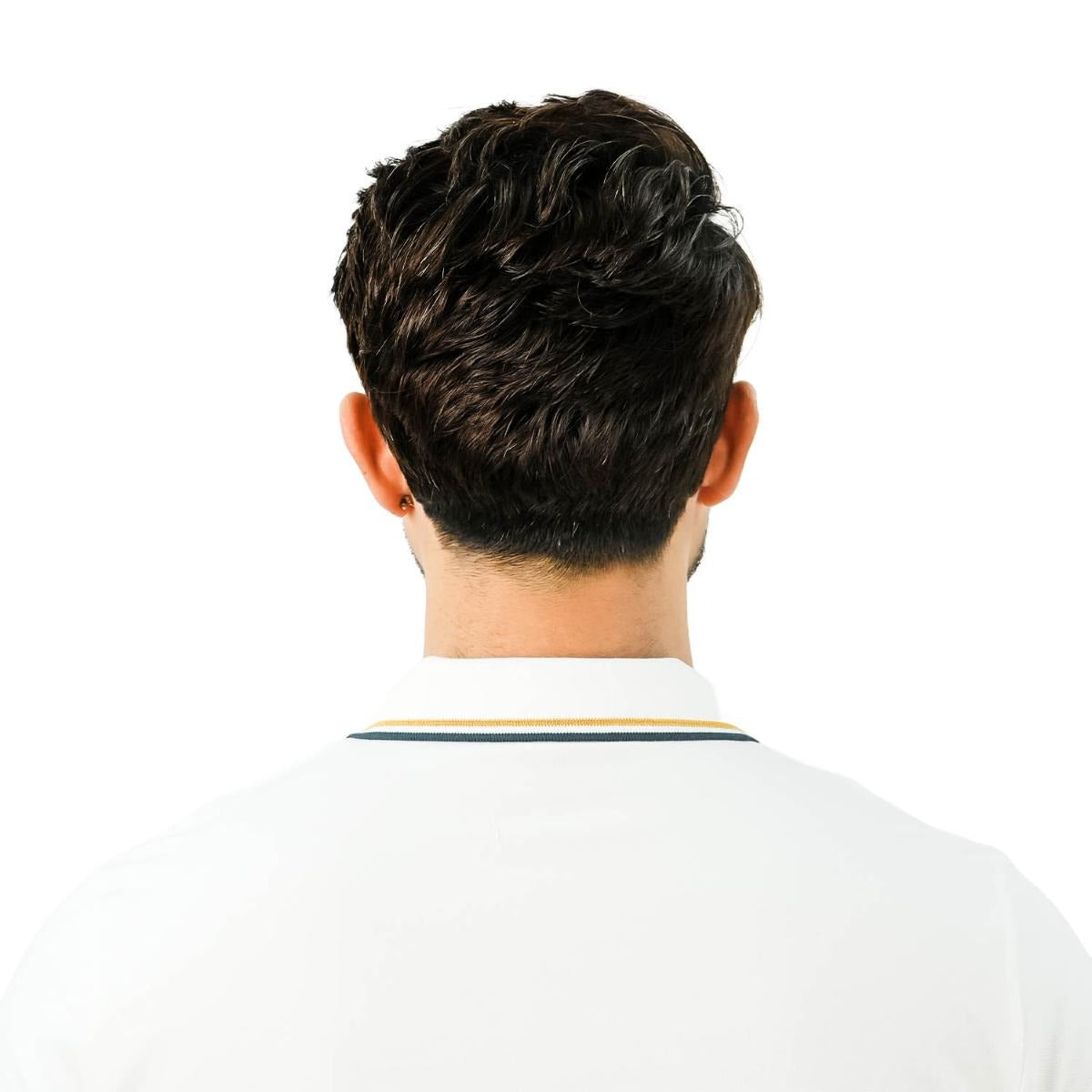 Cotton/Lycra Pique Flat Knitted Collar Short Sleeve Slim Embroidery Lion Polo